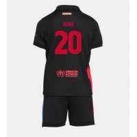 Barcelona Dani Olmo #20 Bortatröja Barn 2024-25 Kortärmad (+ Korta byxor)